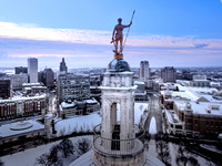 Independent Man overlooking Providence